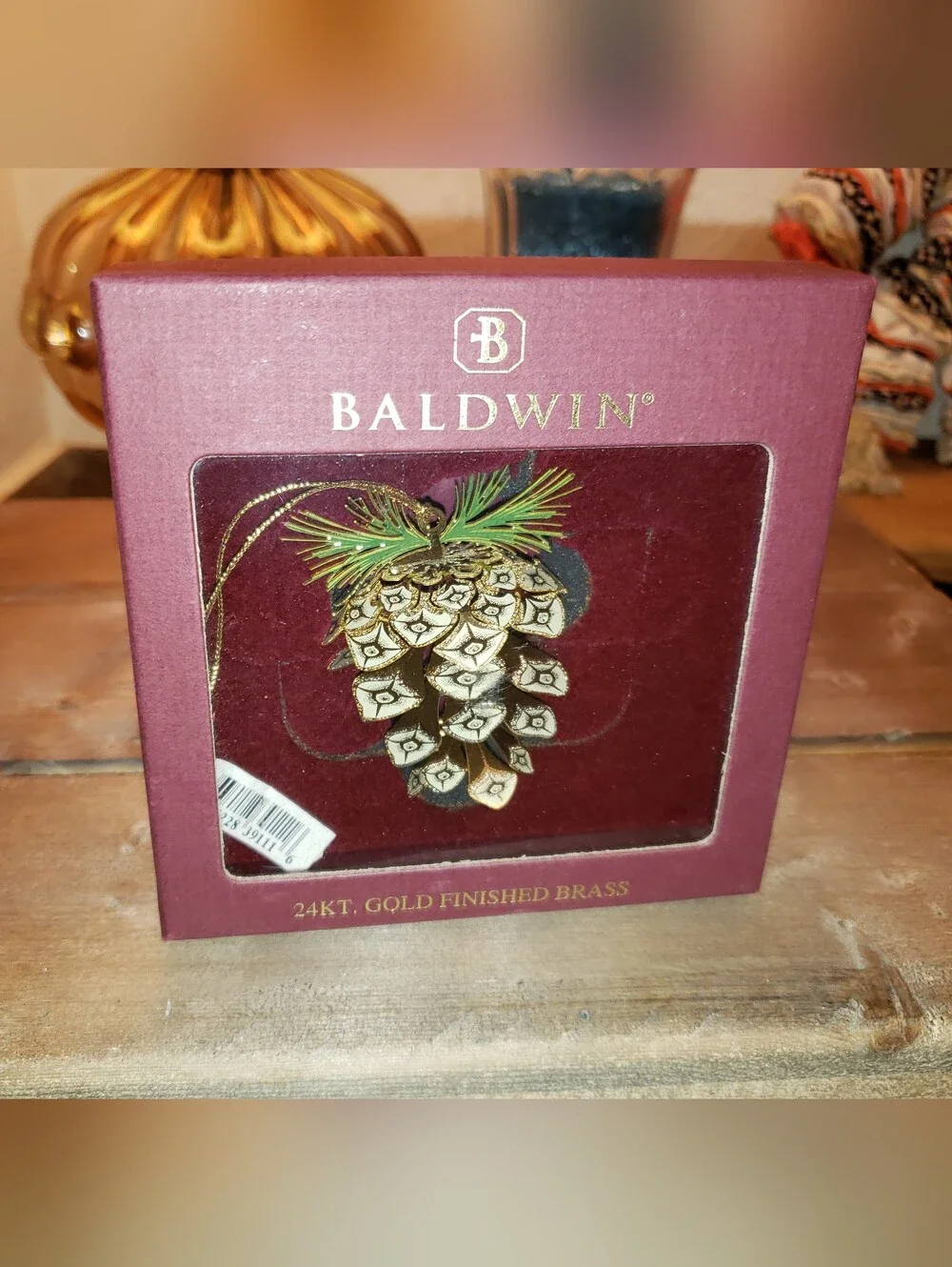 Baldwin 24 Kt. Gold Finished Brass 